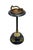 Art Deco Vintage Art Deco Illuminated Smoking Stand Amber Glass Floor Ashtray Smoke Stand For Sale - Image 3 of 18