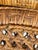 Vintage Mid-Century Bohemian Wicker & Rattan Peacock Fan Chair For Sale - Image 9 of 12