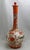 Ivory Antique Japanese Meiji Kutani Porcelain Covered Bottle Vase With Hand-Painted Birds & Flowers For Sale - Image 8 of 10