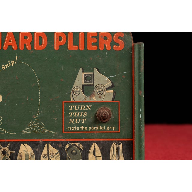 Metal Antique Bernard Pliers Countertop Point-of-Sale Display For Sale - Image 7 of 10