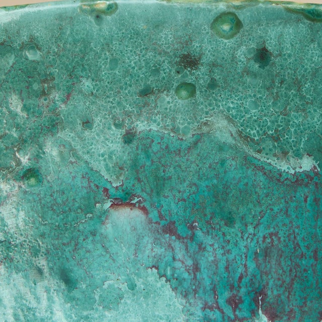 Ceramic Large Vintage Italian Ceramic Bowl For Sale - Image 7 of 8
