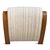 Ribbon Wood & Chenille Stripe Art Deco Arm Chair For Sale - Image 10 of 12