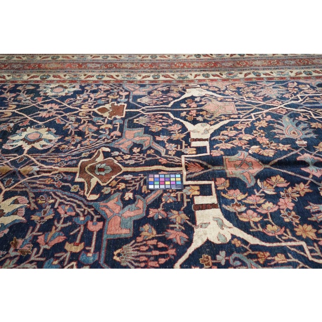 Late 19th Century Antique Bidjar Rug 11'6'' X 18'0'' For Sale - Image 9 of 10
