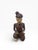 Wood Mid 20th Century Hand-Carved Chinese Wooden Figural Sculpture of Seated Musician Holding Musical Instrument For Sale - Image 7 of 14