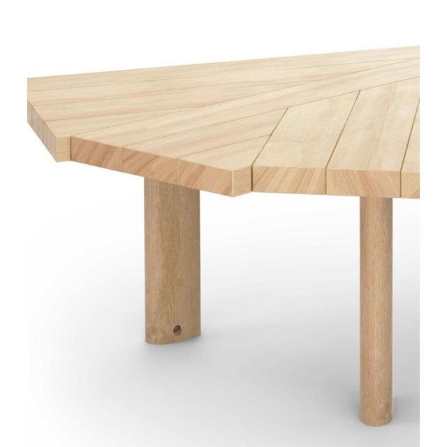 Not Yet Made - Made To Order Natural Oak Ventaglio Worktable by Charlotte Perriand for Cassina For Sale - Image 5 of 15