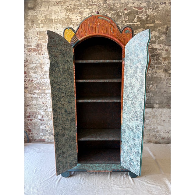 Arts & Crafts Tommy Simpson Cabinet For Sale - Image 3 of 17