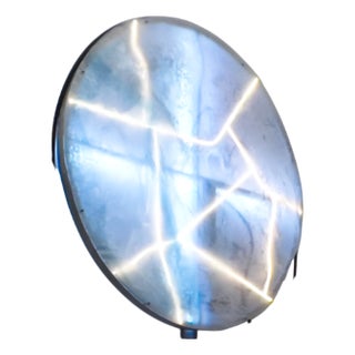 Split Ground Moon Wall Light by Joachim Ramin for Early Light For Sale