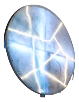 Split Ground Moon Wall Light by Joachim Ramin for Early Light