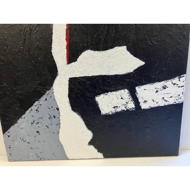 Abstract Painting “ Deep in the Quarry “ For Sale - Image 4 of 7