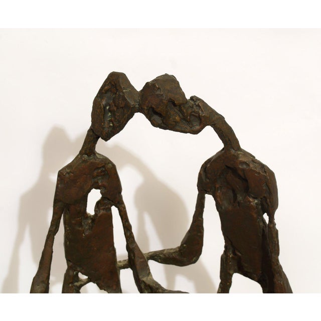 MidCentury Modern Brutalist "The Lovers" Bronze Sculpture Chairish