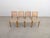 Wood Vintagw Chairs with Birch Cane Weave, Set of 4 For Sale - Image 7 of 12