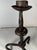 Antique Hand-Forged Wrought Iron Tripod Candle Holder. For Sale - Image 4 of 12