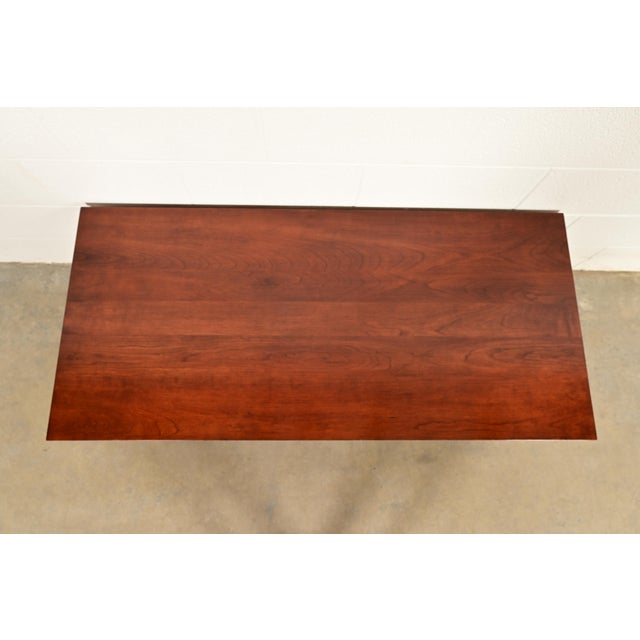 Stickley Mission Arts & Crafts Cherry Wood Spindle Coffee Table For Sale In South Bend - Image 6 of 12