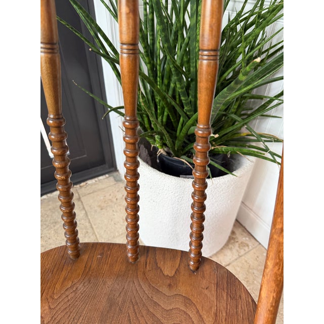 Antique Windsor Style Spindle Back Chair For Sale - Image 9 of 12