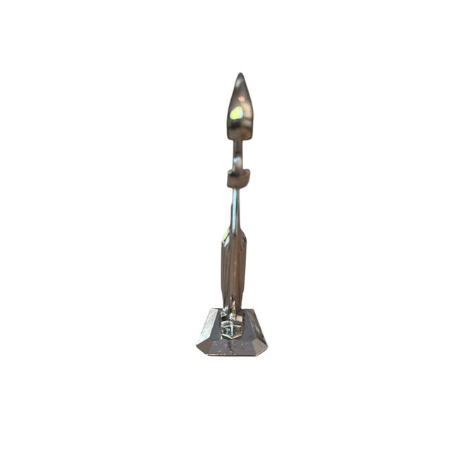 1930s Art Deco Chrome Parrot Bottle Opener & Corkscrew by Manuel Avillar c.1920-30 For Sale - Image 5 of 8