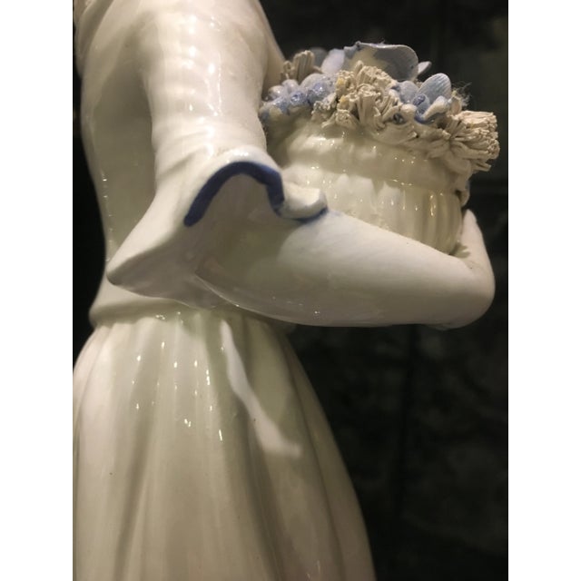 Large Ceramic Figurine by Capodimonte, 1950s For Sale - Image 14 of 18