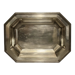 Vintage Sheffield Silverplate Octagonal Platter