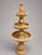 Rare Multi-Color Onyx Marble 3-Tier Water Fountain – 55" Tall | Luxury Garden Fountain by Zarva Stone For Sale In New York - Image 6 of 8