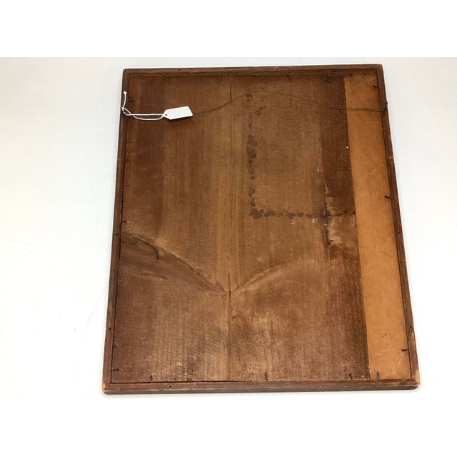 Antique Lemon Gold Frame Mirror 16” by 21” For Sale In New York - Image 6 of 9