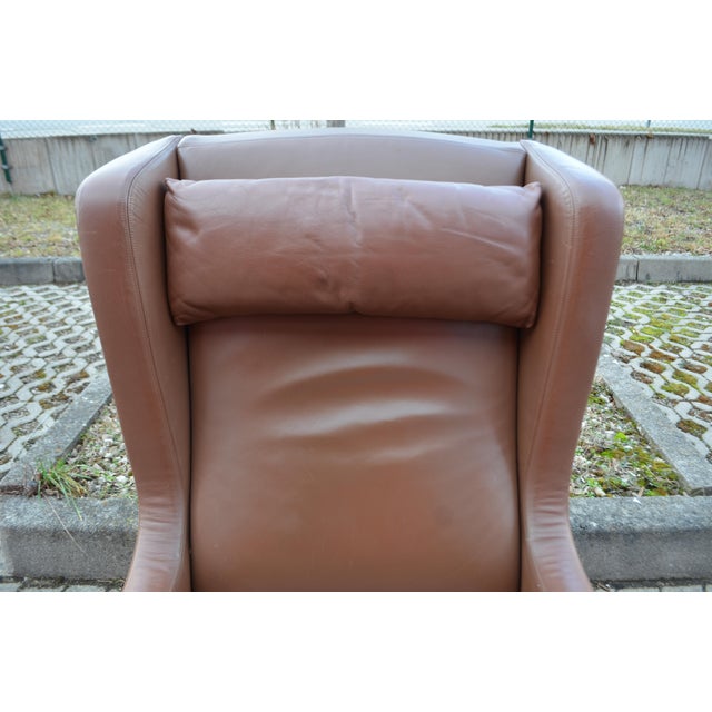 Leather Lounge Highback Chair by Rudolf Glatzel for Kill International, 1960s For Sale - Image 13 of 18