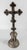 We are selling this 19/20th Century Continental European Gothic Revival Crucifix. This piece appears to be nickel plated...