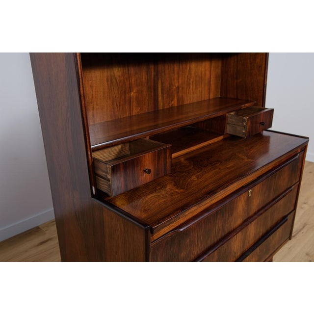 Mid-Century Rosewood Shelf with Pull-Out Top, 1960s For Sale - Image 11 of 18
