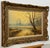Misty Golden Yellow River Landscape with Winter Trees in the English Countryside Circa 1990 For Sale - Image 16 of 17