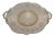Yellow Floral Etched Lancaster Platter 1930's For Sale