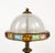 Gold Table Lamps in Wrought Iron and Hammered Glass attributed to Longobard, Italy, 1970s, Set of 2 For Sale - Image 8 of 14