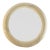 Vintage 1970s Lacquered Goatskin Round Mirror – 36" – Italian Modernist Style For Sale