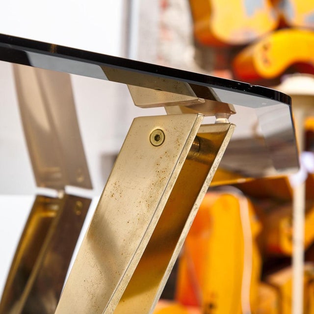 Metal Brass Coffee Table by Roger Sprunger for Dunbar, 1970s For Sale - Image 7 of 18