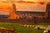 Italian Landscape Painting “View of Roman Campagna Ruins” by Hermann Corrodi For Sale - Image 9 of 18