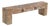 Indian Beam Rustic Teakwood Bench For Sale