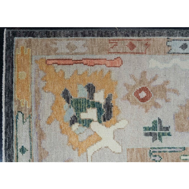 Turkish Oushak Rug 9'4" x 12'5" #20379 For Sale In Houston - Image 6 of 8