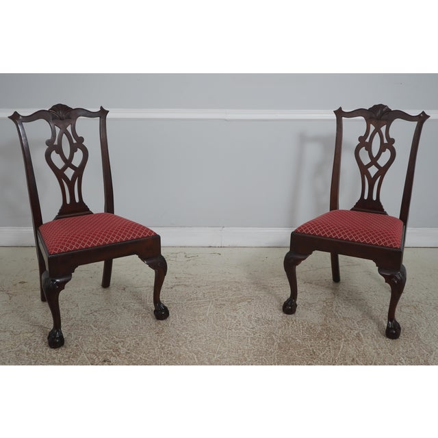 Stickley Set of 8 Mahogany Dining Chairs For Sale - Image 12 of 18