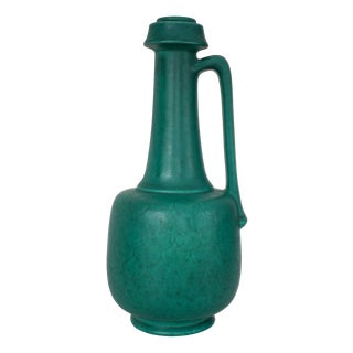 Large Art Deco Swedish Grace Argenta Vase by Wilhelm Kåge for Gustavsberg, 1930s For Sale