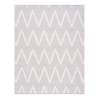 Pasargad Home Simplicity Grey Cotton Area Rug- 8' 0" X 10' 0" For Sale