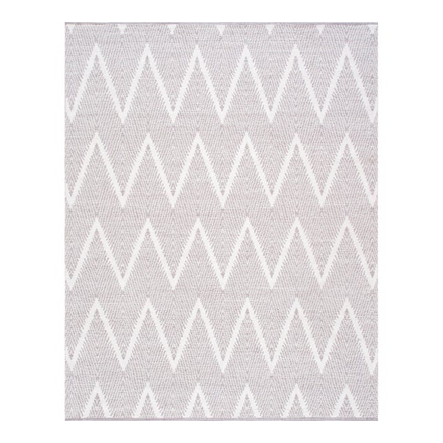 Pasargad Home Simplicity Grey Cotton Area Rug- 8' 0" X 10' 0" For Sale