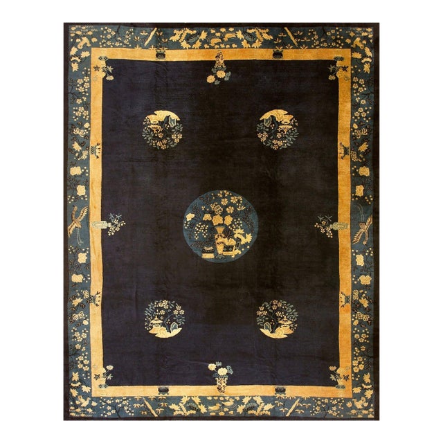 Early 20th Century Chinese Peking Carpet ( 10' x 12' 6" - 305 x 382 ) For Sale
