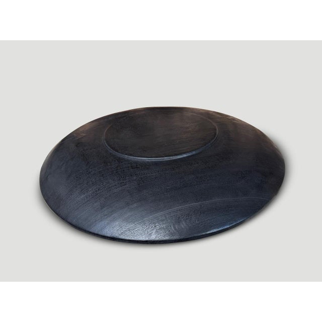 Andrianna Shamaris Impressive Large Charred Platter For Sale - Image 13 of 18
