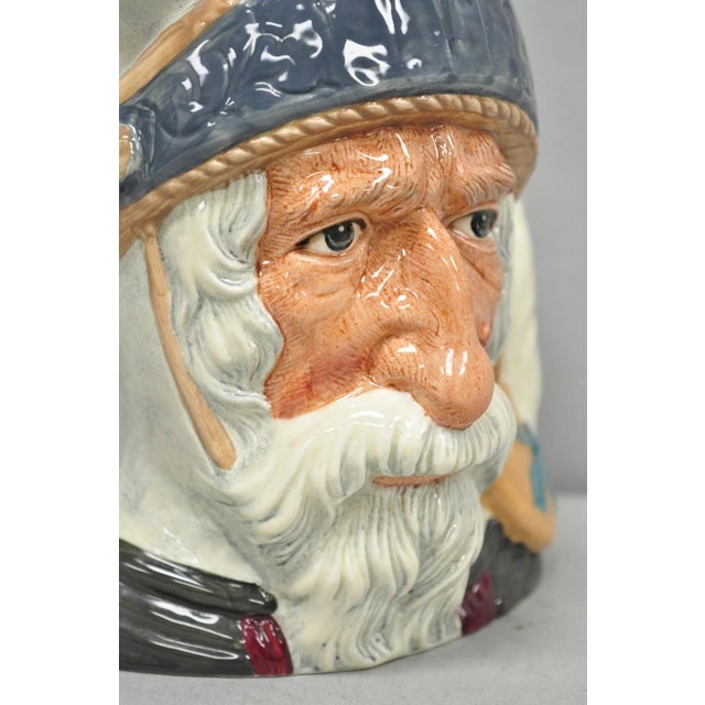 Vintage 1956 Royal Doulton Don Quixote D6455 Porcelain Toby Character Jug Mug For Sale In Philadelphia - Image 6 of 13