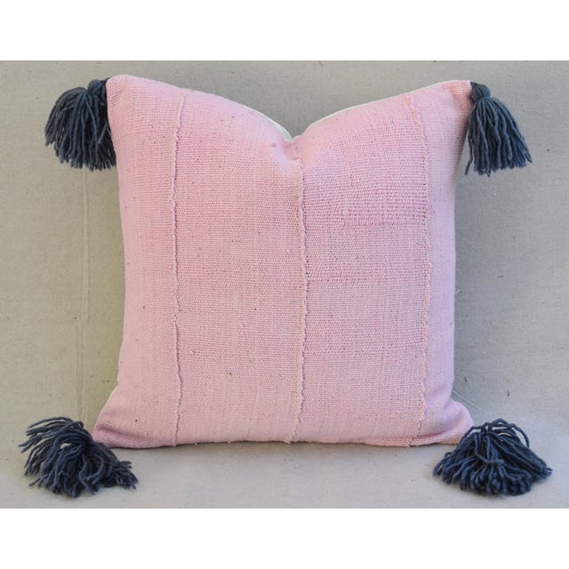 Boho Chic Mali Woven Tribal, Mud Cloth Lumbar, & Pale Pink ...