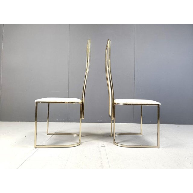 Vintage Dining Chairs attributed to Belgochrom, 1970s, Set of 8 For Sale - Image 11 of 13