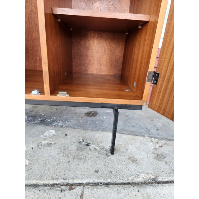 Mid Century Modern Teak Armoire For Sale - Image 10 of 11