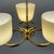 Art Deco Opaline Glass and Brass Chandelier, Germany, 1930s For Sale - Image 6 of 18