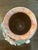 1970s Vintage Bát Tràng Sculptural Ceramic Vase With 3d Floral Applique For Sale - Image 5 of 6