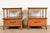 Mid-Century Modern Heritage Henredon Mid-Century Modern Sculpted Walnut Nightstands, Pair For Sale - Image 3 of 16