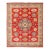 Red Color Fine Hand Knotted Kazak Rug For Sale