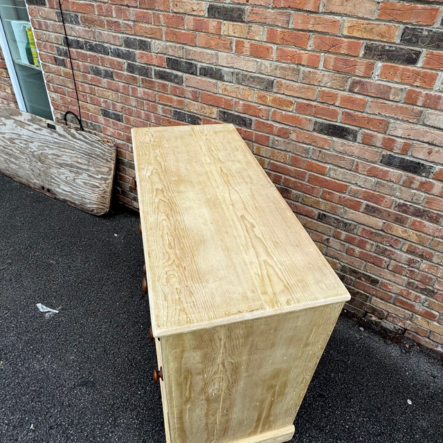 19th Century Bleached Pine Chest For Sale - Image 15 of 16