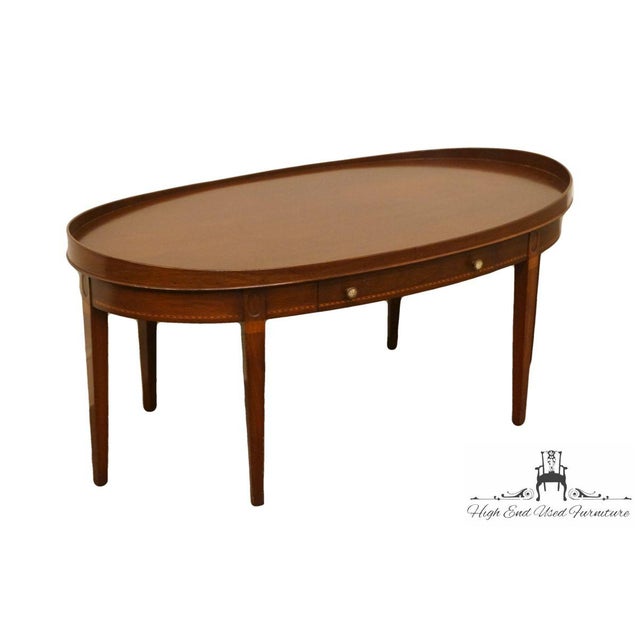 20th Century Traditional Mersman Duncan Phyfe Solid Mahogany Coffee